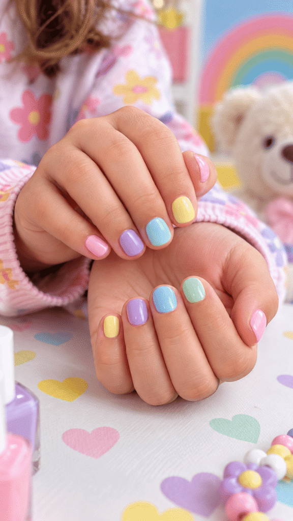 Short Nails For Kids