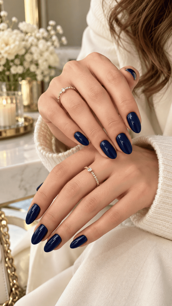 Looking for navy blue nails inspiration? See 12 ideas including ombre, cat eye, matte, and metallic finishes, with tips on choosing the best shade.