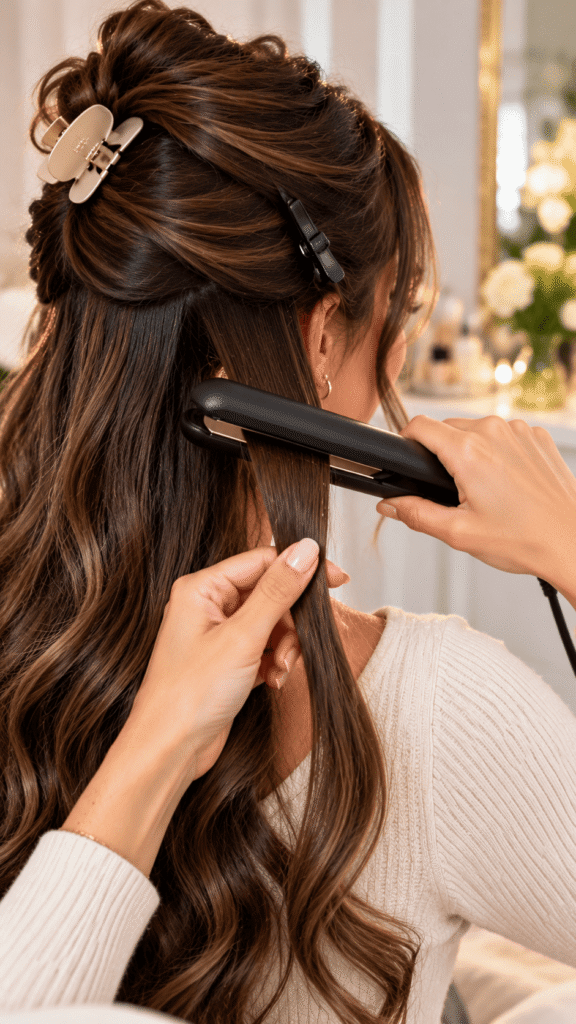 How to Curl Your Hair with a Straightener