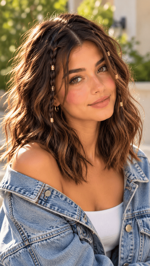 cute hairstyles for shoulder length hair