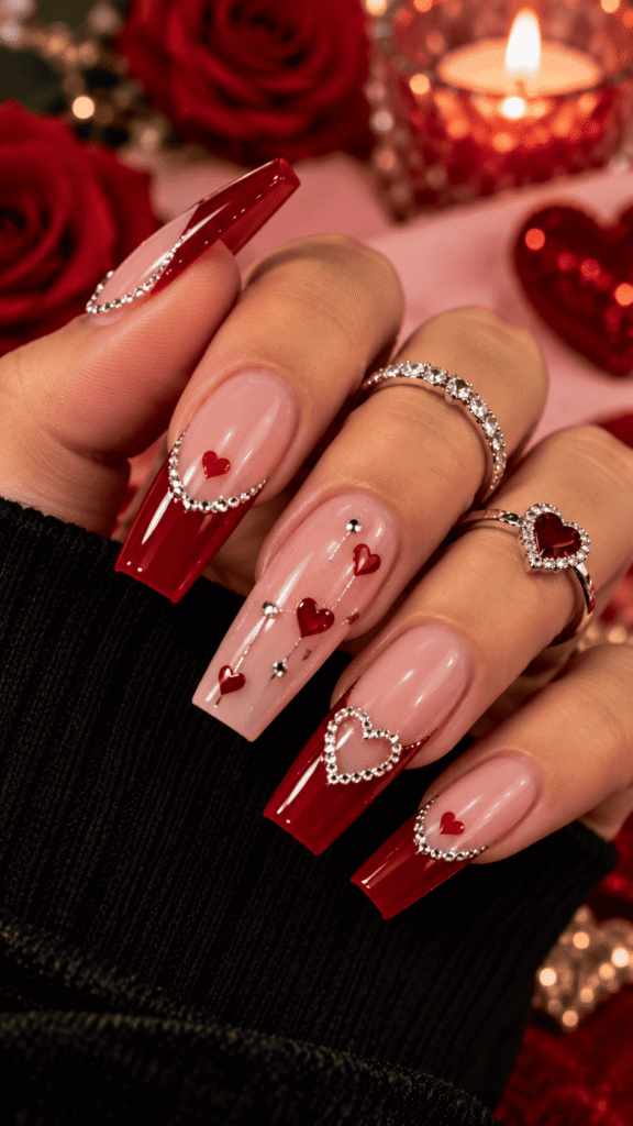 Baddie Valentines Day Nails